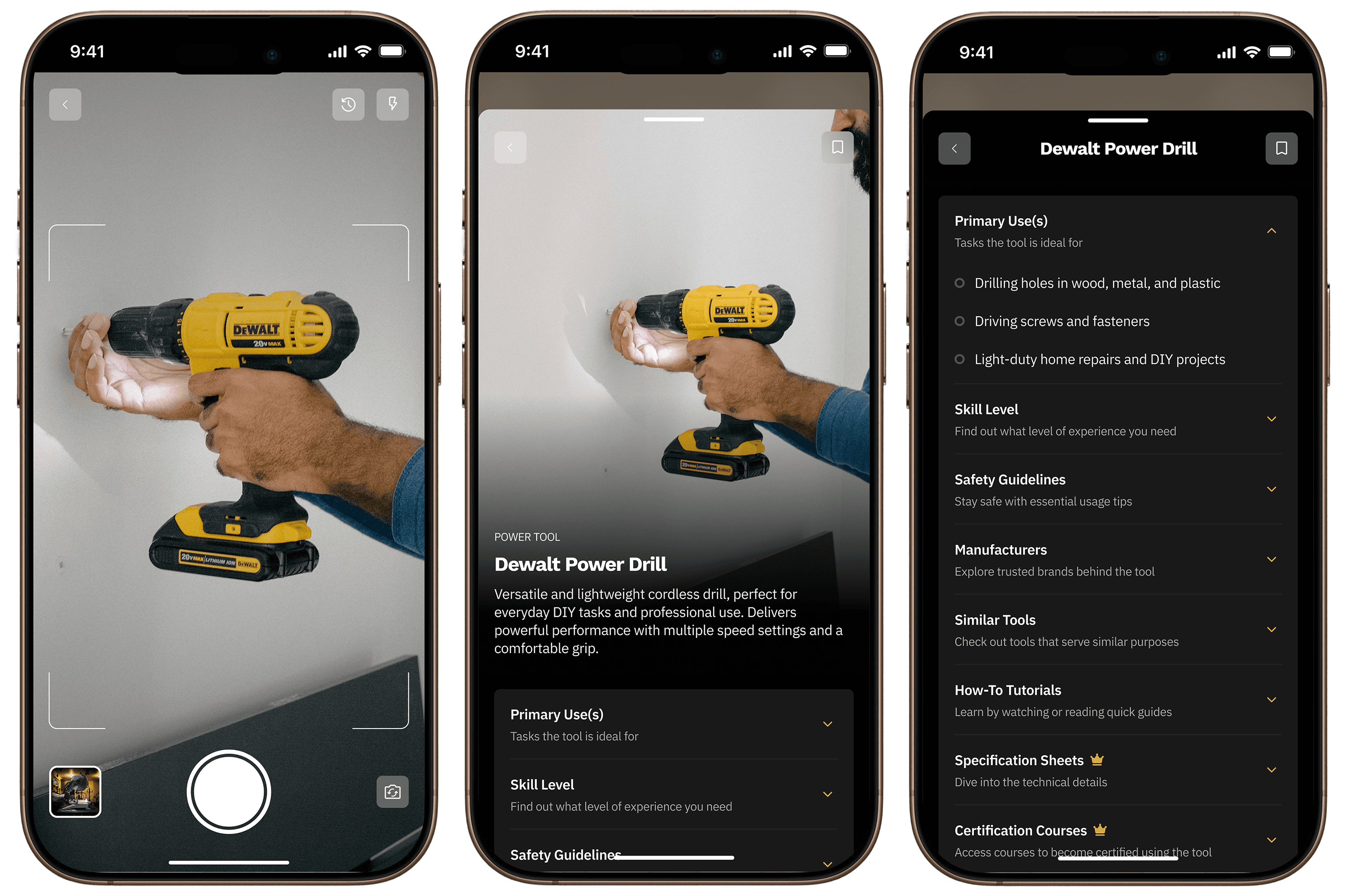SiteLens mobile app scanning interface